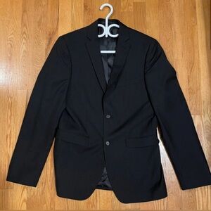 2 Piece Men's Black Suit